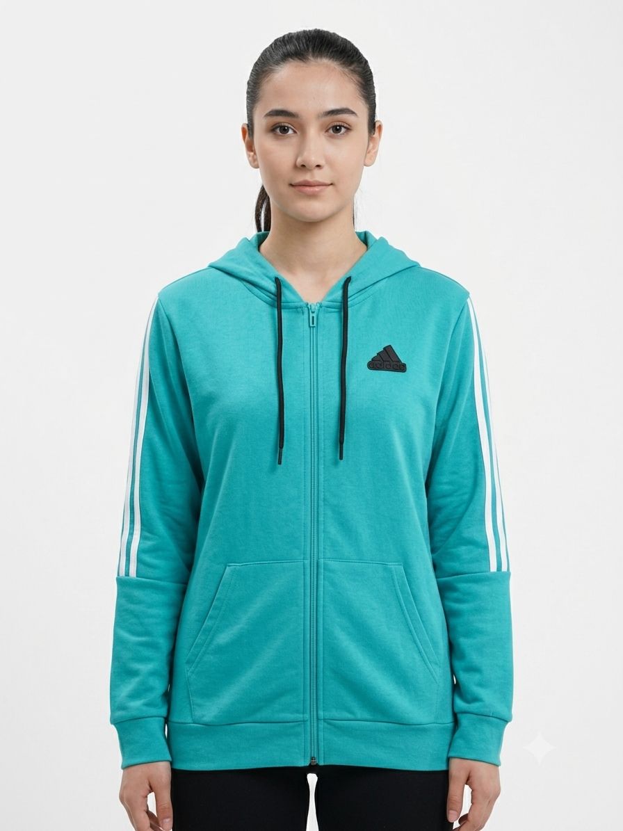 Adidas Women's Full-Zip Hoodie Sweatshirt