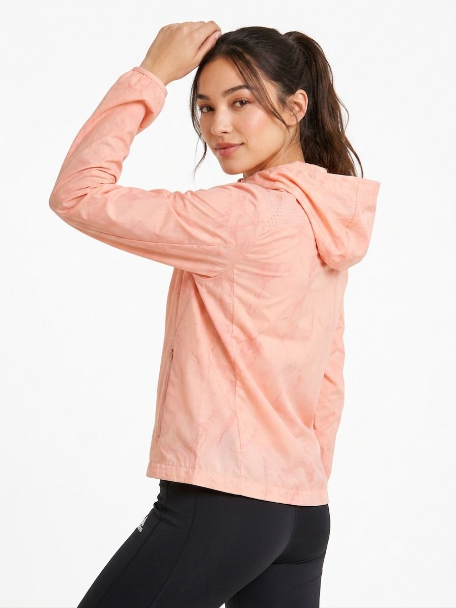 Adidas Women's Marble Print Hooded Jacket