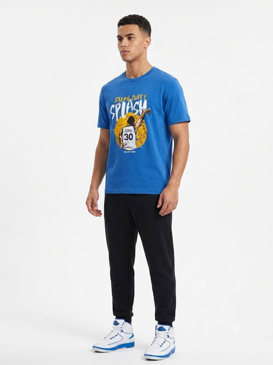 Splash Basketball Graphic T-Shirt