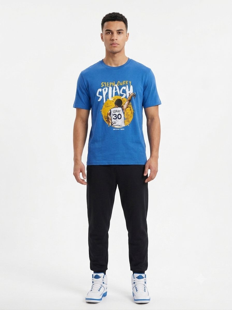 Splash Basketball Graphic T-Shirt