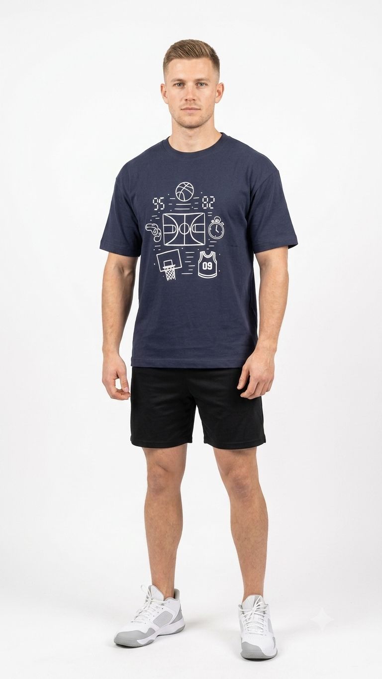 Basketball Essentials Graphic T-Shirt