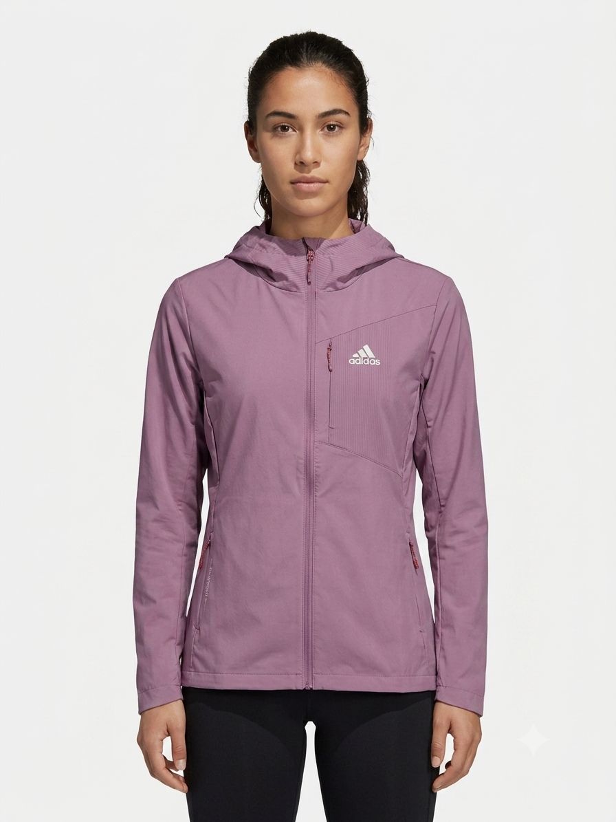 Adidas Women's Lightweight Hooded Training Jacket
