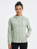 Adidas Women's Marble Print Hooded Jacket